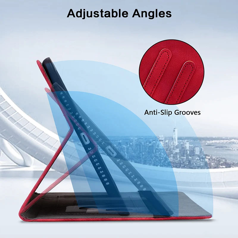 Leather Case for iPad Air 11 13 2024-26 iPad 5th 6th 7th 8th Gen iPad 10.9 2022 11th 2025 Pro 11 2024 9.7 2018 Mini 8 6 Shell