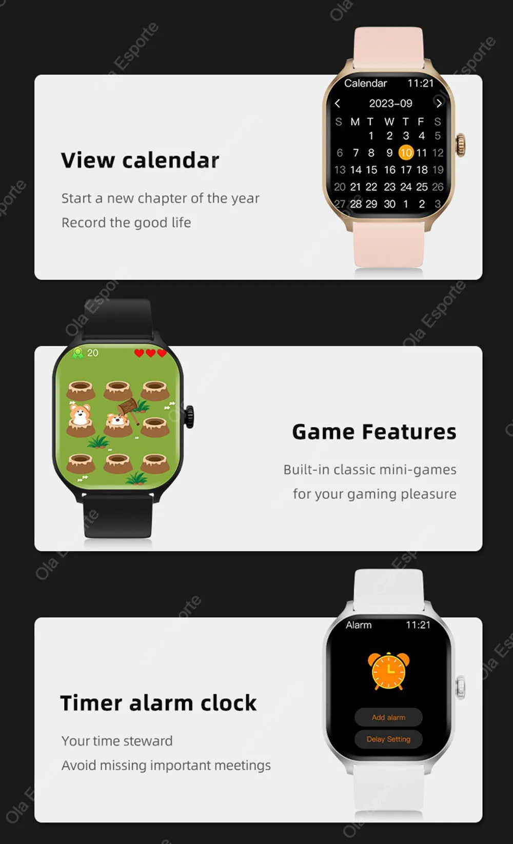 2026 New Smart Watch For Android IOS 2.01Inch Color Screen Bluetooth Call Blood Oxygen/Pressure Monitoring SmartWatch Women HT30