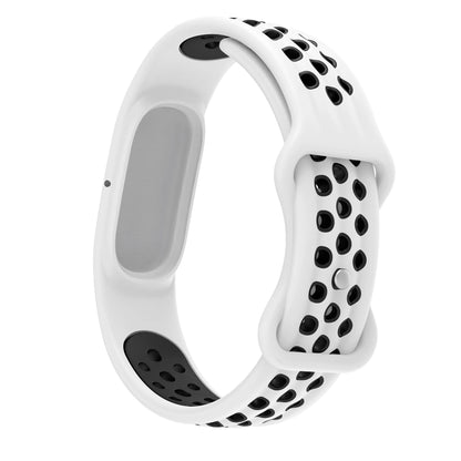 Silicone Loop Sport Watch Strap for Google Fitbit Air Two Tone Bracelet Breathable Band Wristband Correa Replacement Accessories