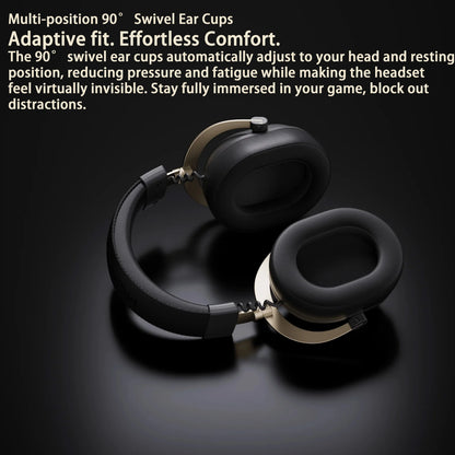 MCHOSE V9 Turbo+ E-sports Magnetic Wireless Gaming Headset 7.1 Surround Sound 90° Swivel Ear Cups Low Latency Magnetic Charging