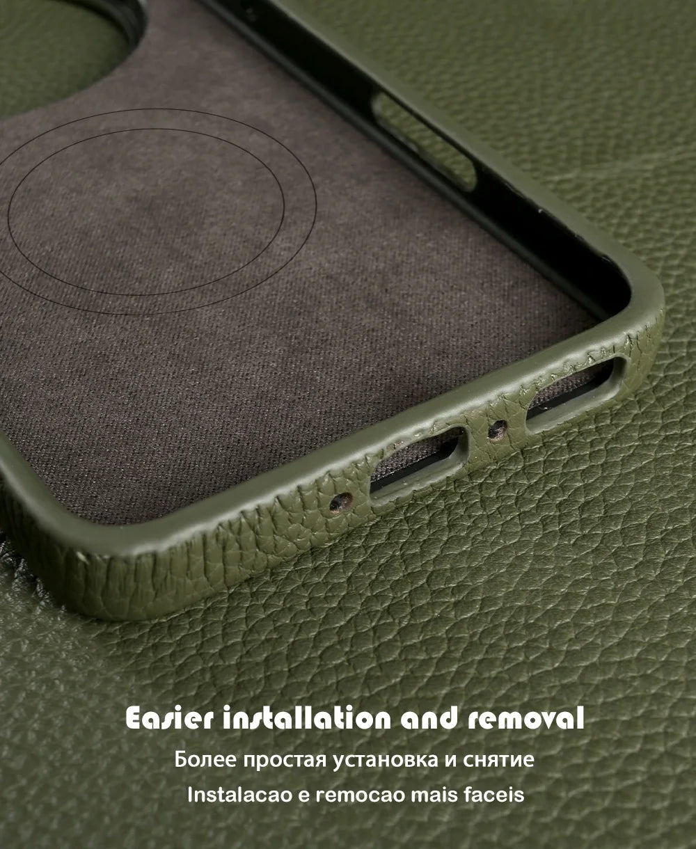 Magnetic Luxury Genuine Leather Case for OPPO Find X8 Pro X9Ultra X7 X6 X7Ultra Wireless Charging Back Coque Shockproof Fundas