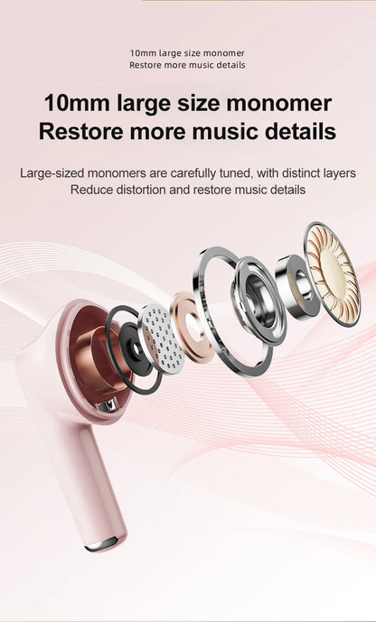 10pcs Lenovo LP3 Pro Wholesale 2pcs Original LP3 Pro Wireless Bluetooth Headphones HiFi Stereo Earbuds Noise Reduction With Mic