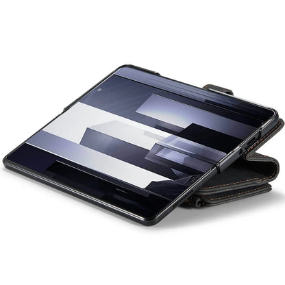 Leather Case for Samsung Galaxy Z Fold 8 7 6 Fold 5 4 3 Flip Purse Book Coque Retro Wallet Vintage Card Slots S-pen Holder