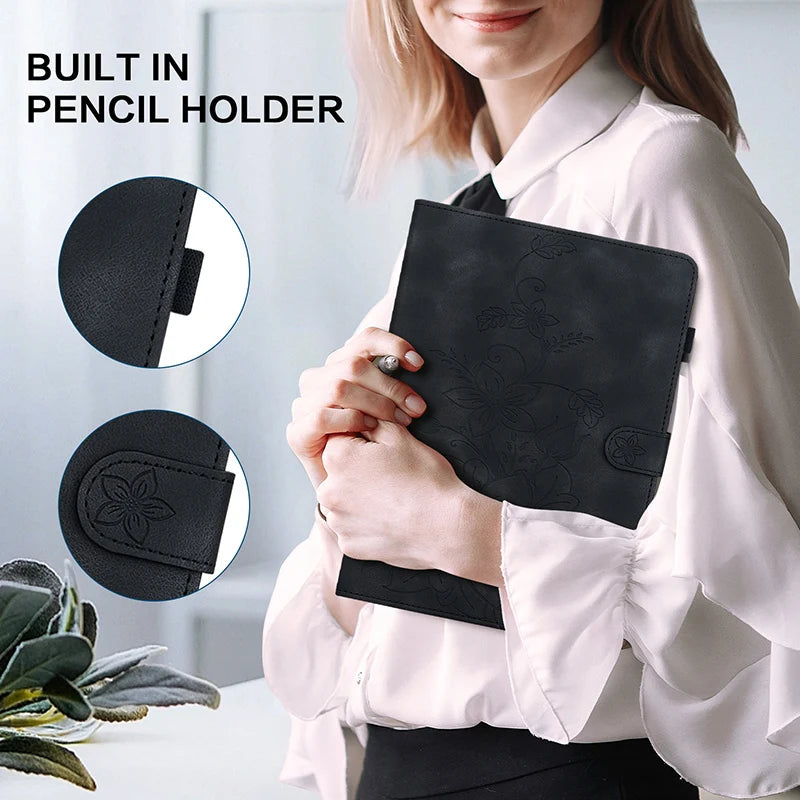 Leather Case for iPad Air 11 13 2024-26 iPad 5th 6th 7th 8th Gen iPad 10.9 2022 11th 2025 Pro 11 2024 9.7 2018 Mini 8 6 Shell
