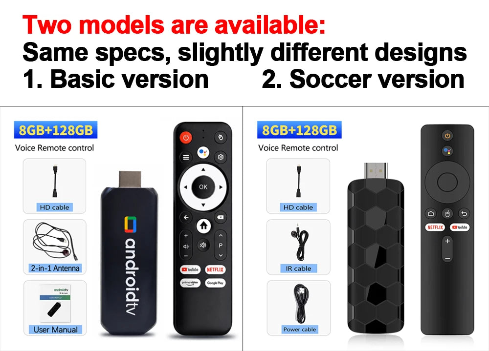 Android 16 4K/8K UHD Streaming TV Stick 8GB+128GB Storage WiFi6 Bluetooth Friendly UI Home Theater Player For Netflix YouTube