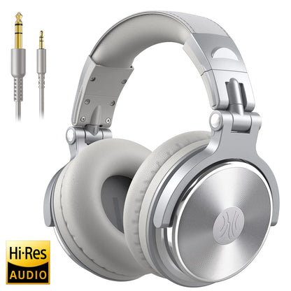 Oneodio Wired HiFi Headphones Professional Studio DJ Headphones With Mic Over Ear Hi-Res Headset Monitoring For AMP Guitar Phone