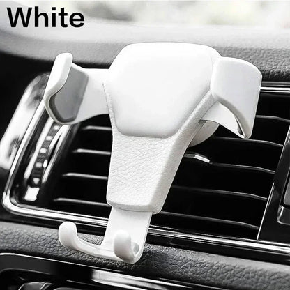 Car Phone Mount Gravity Phone Holder Air Vent Mount Anti Shake Stable Universal Car Holder One Hand Operation Automobile Cradle Compatible With Iphone Samsung Xiaomi Smartphone Auto Lock Ventilation Support Stand 360 Degree R