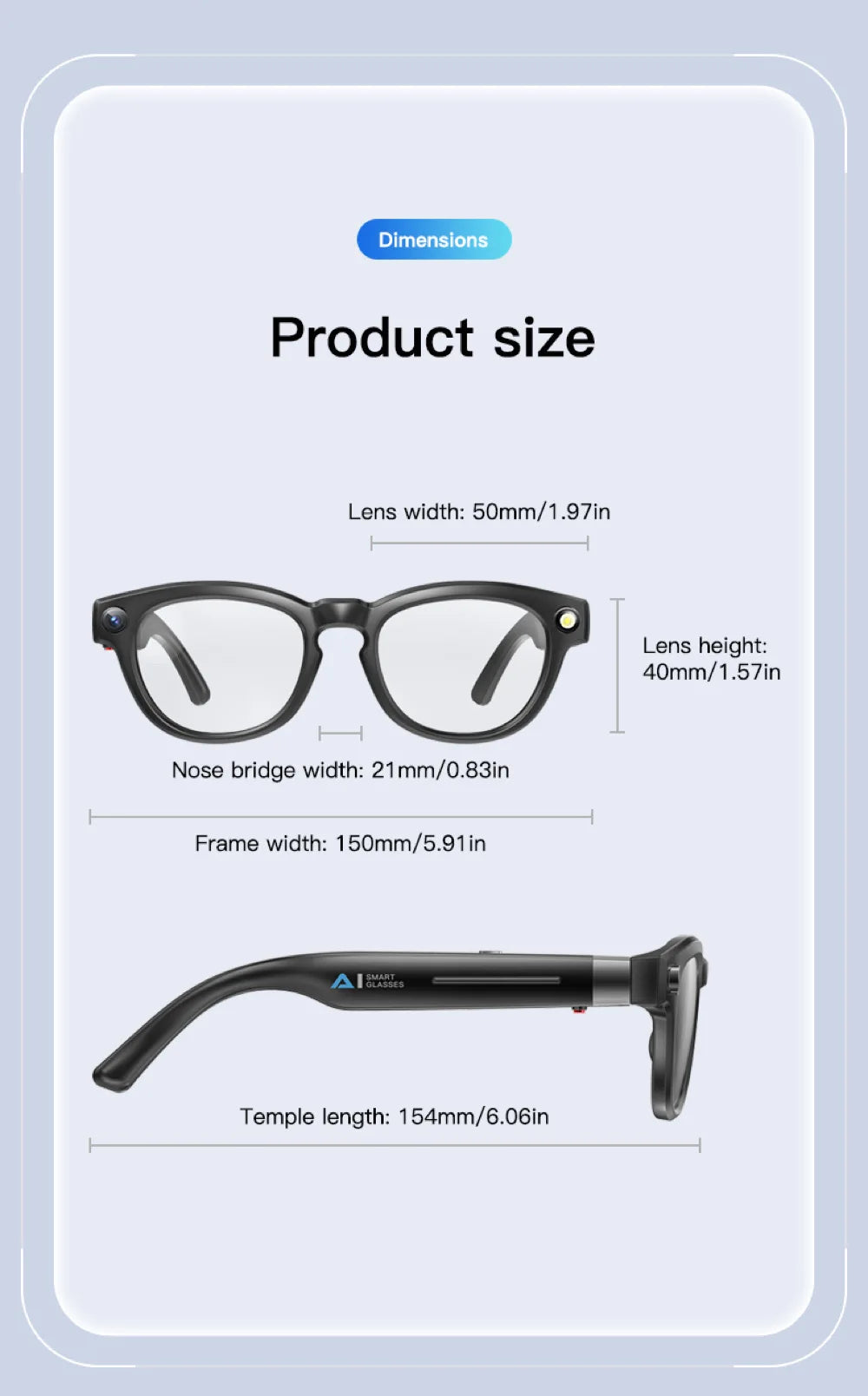 AI Shooting Smart Glasses Blue Tooth Call Automatic Color Changing Lenses Real Time Translation Music 4K Camera Men Women
