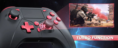 Wireless Controller for PlayStation 4/PS4 Pro/Slim/PS3/PC/IOS/Switch Gamepad Turbo Dual Shock Vibration 6Axis Gyro Game Joystick
