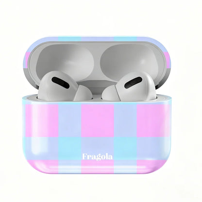 Fragola White Pentagram Shockproof Protective Glossy HD Hard PC Cover Case For AirPods Earphone 1 2 3 Pro Pro2 With Metal Hook