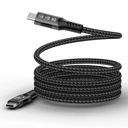 USB4 Cable 40Gbps 48V 240W For Thunderbolt 4 Type C Fast Charging Cable Thunderbolt3 USB C to C Data Transfer Cable For Laptop