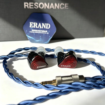 ERAND RESONANCE 5 2DD+2BA+1MP Hybrid IEMs HIFI In-ear Wired Earphones 5-driver 5-tube 5-way Monitor Headphones Earbuds