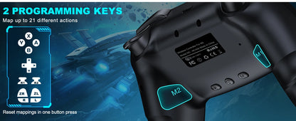 BEBONCOOL Wireless Controller for Switch 2 with Joystick Double Vibration Compatible for Switch OLED/Lite Switch Remote Gamepad