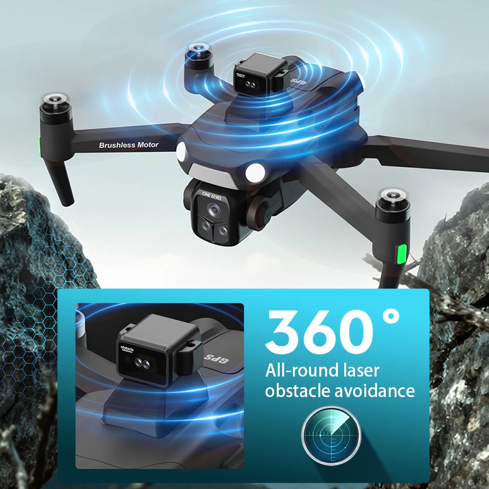 Original A1R 3S GPS Drone 8K Profesional Brushless Laser obstacle avoidance Aerial Optical Foldable Quadcopter Mini 4K Dron