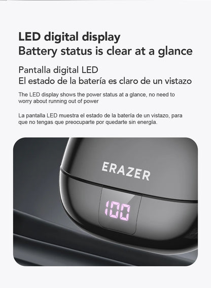Erazer XT66 Intelligent Translator Earphone Wireless Headphones Bluetooth Earbuds Real-time Translate Equalizer APP Built-in Mic