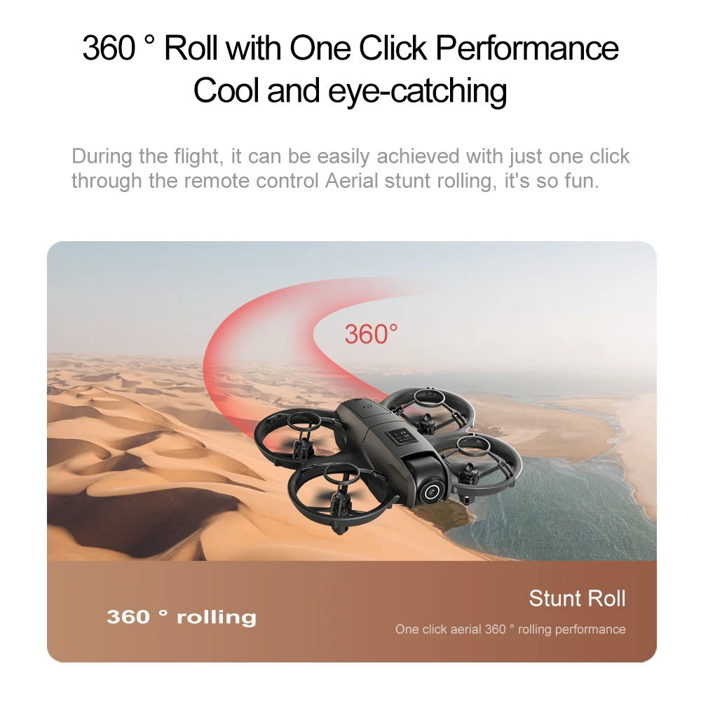 M88 Pro Drone 2026 New 8K Mini 4.5" Folding Remote Control with Obstacle Avoidance High Definition Aerial Photography Aircraft