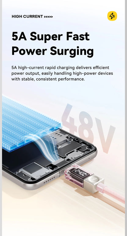 Essager 240W USB C Cable for iPhone 18 17 16 Plus Pro Max Macbook iPad Supercharge Fast Charger Type C Cable for Xiaomi Samsung