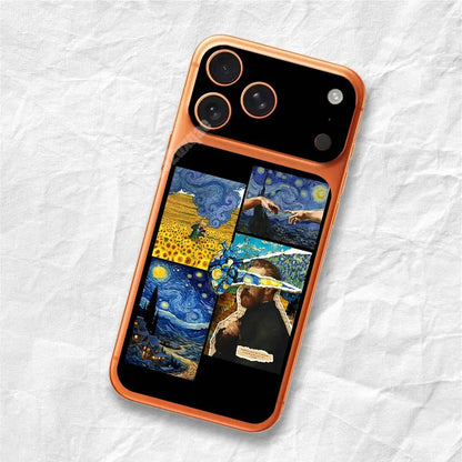 Vincent Van Gogh Style Art Removable UV Film for iPhone 17 Pro 17 ProMax HD Decal Skin