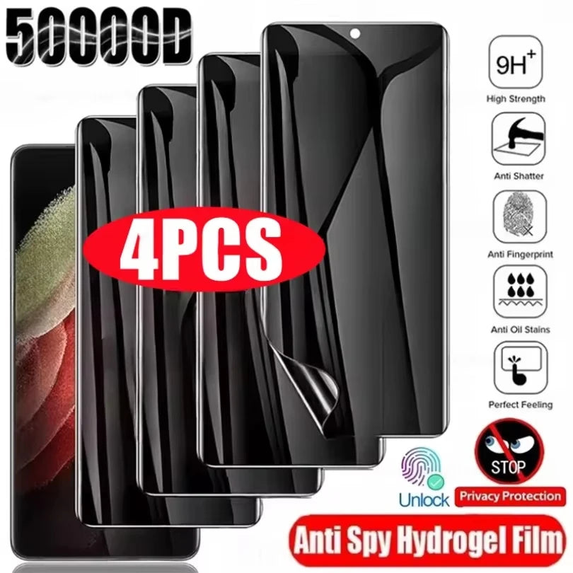 Anti-Spy Hydrogel Film For Samsung S26 S25 S22 S23 S24 Ultra FE Plus A57 A56 5g A16 A55 A26 A54 A36 A37 Privacy Screen Protector