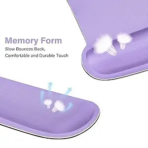 Keyboard Mouse Pad Set Large Gaming Mousepad&Keyboard Wrist Rest&Mouse Wrist Rest&Coaster Ergonomic Non-Slip Mousepad Cushion
