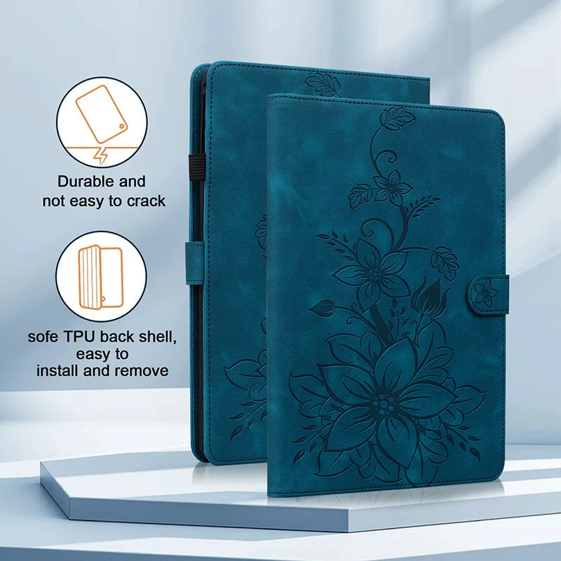 Leather Case for iPad Air 11 13 2024-26 iPad 5th 6th 7th 8th Gen iPad 10.9 2022 11th 2025 Pro 11 2024 9.7 2018 Mini 8 6 Shell