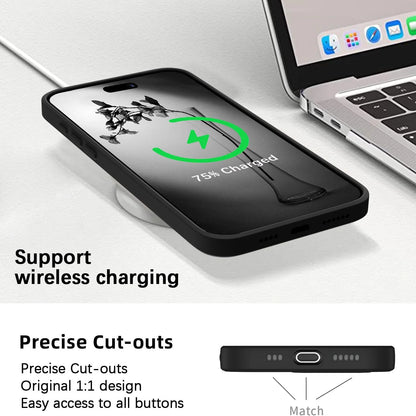 Clear Case for iPhone 16 15 14 13 12 11 Pro Max Mini X XR Xs Shockproof Soft TPU Bumper Back Case With Tempered Glass Slim Cover