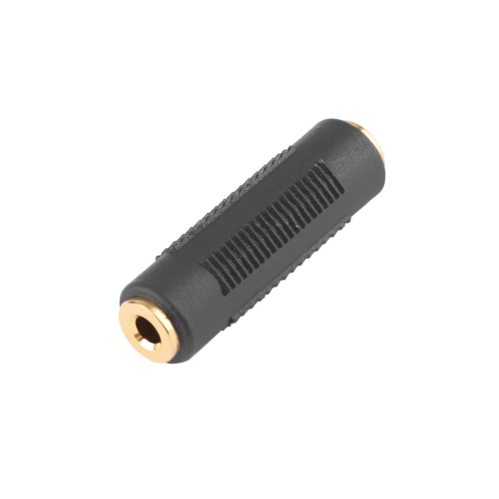 3.5 Mm Female To 3.5mm Female Jack Stereo Connector Coupler Adapter Audio Extension Cable for MP3 DVD Headphone Car