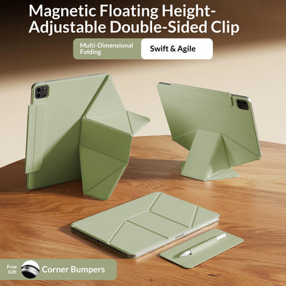 ZOYU Magnetic Case for iPad Air 4/5/7/8th Gen, for iPad 10/11th /Pro 11 12.9 13 M2 M3 Mini 6/7th , 20+ Multi-Angle Origami Cover