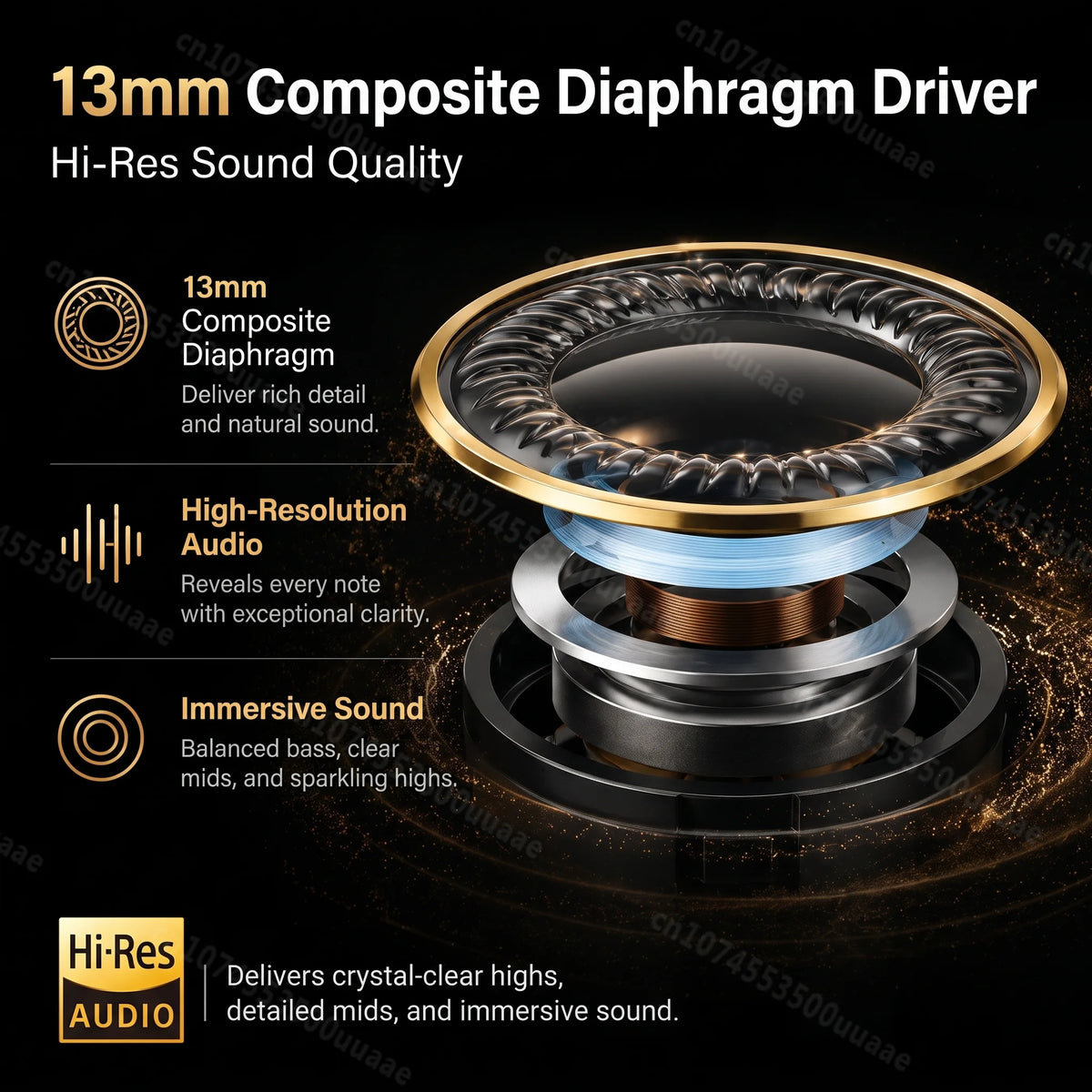 Monster Airstar A03 ANC Bluetooth 6.0 Earbuds Punchy Deep Bass Sports Headphones Active Noise Cancellation TWS Wireless Earphone