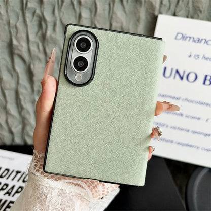 Business Plain Leather All-inclusive Flip Case for Samsung Galaxy Z Fold 8 Wide 7 6 5 Fold8 Ultra Camera Protection Bumper Cover