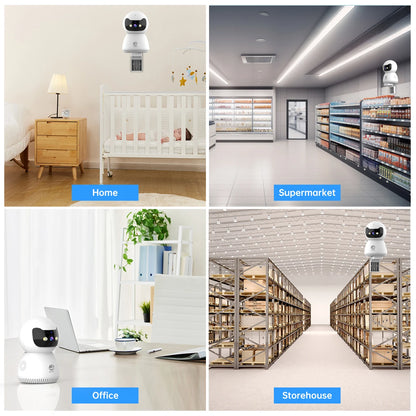 JOOAN 5MP 3MP Smart Home 5G WiFi Security Camera Indoor Wireless IP Surveillance Camera AI Tracking Night Vision Baby Monitor