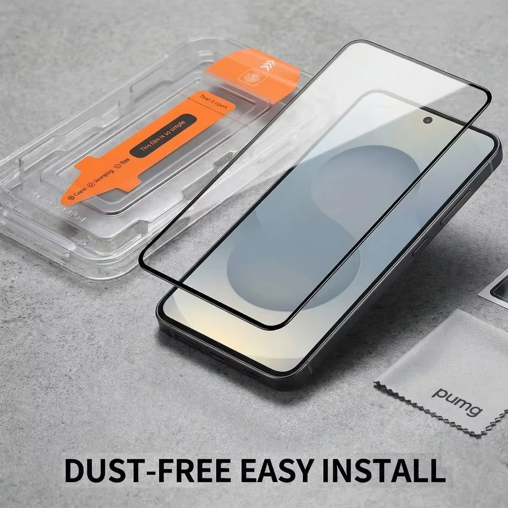 1-4pcs For Samsung S26 Ultra S26 Edge S26 S25 Ultra S25 Plus S25 Edge S24ultra S24 S22 Privacy Tempered Glass Fingerprint Unlock