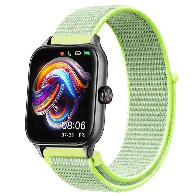 Nylon Loop Band For Amazfit GTS 4/3/2e Mini/GTR 4/3/2e/Balance/Stratos 20/22mm Watch Bracelet for Correa Amazfit Bip 5-6 Straps