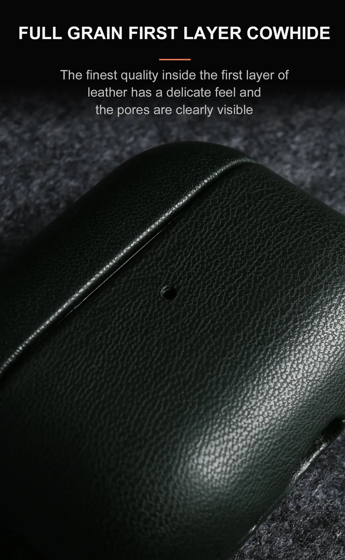 Biobased Eco-Friendly Leather Case For Airpods Pro 3 Airpods4 5 Wireless Earphone Box Headphone Bluetooth Hard Protective Cover