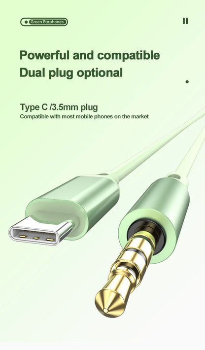 Wired Headphones For Apple iPhone 15 16 E Pro Max Plus iPad USB C In-Ear Earphones HiFi Surround Sound Music Type C Wired Earbud