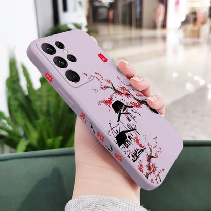 Field Wind Phone Case For Samsung Galaxy S25FE  S24 S23 S22 S21 S20 S10 S10E S9 Ultra Plus FE Note 20 Ultra 10 9 Plus Cover