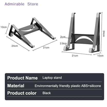 [W]2in1 Laptop Vertical Holder Tablet Notebook Computer Heightening Stand Bracket For  For  Pro For Office Studio