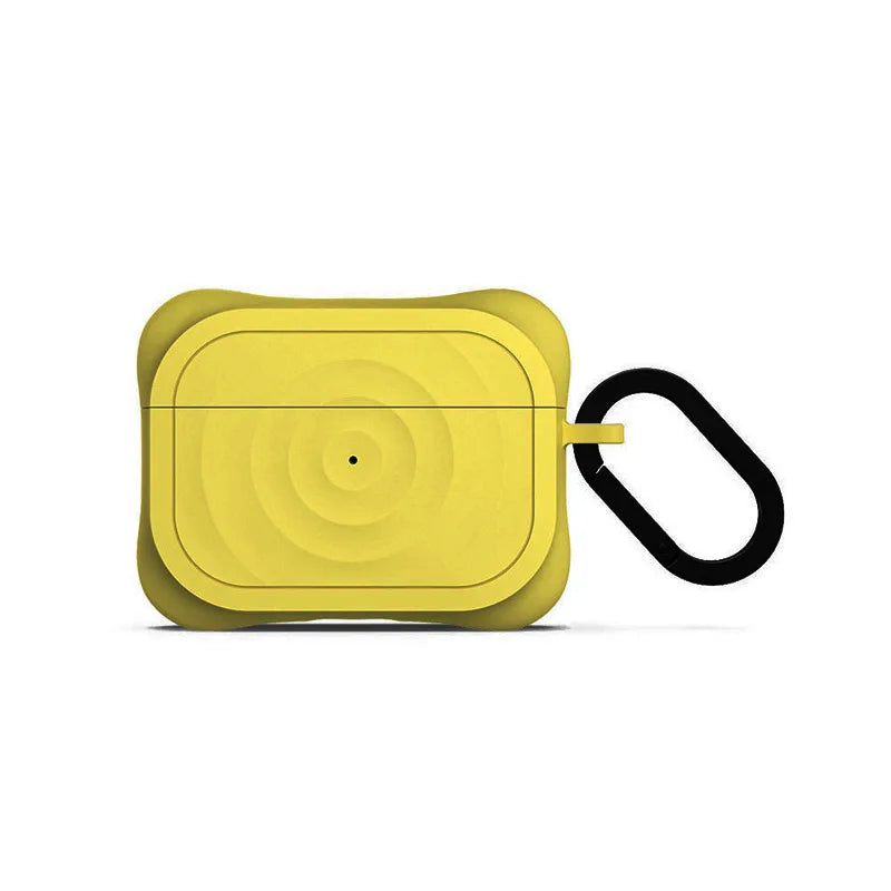 Niche Boyang Wave Design Shockproof Earphone Shell Compatible With AirPods Pro Wireless Headphones