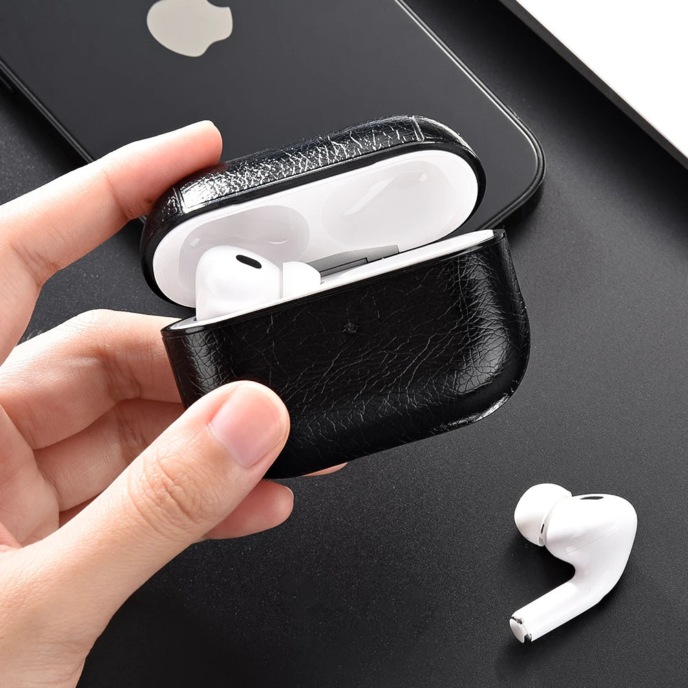 Leather PU Earphone Cover For AirPods Pro 3 2025 Case For AirPods Pro 2 2nd Pro2 Cases For AirPods 5 4 3 2 Funda Headphone Coque