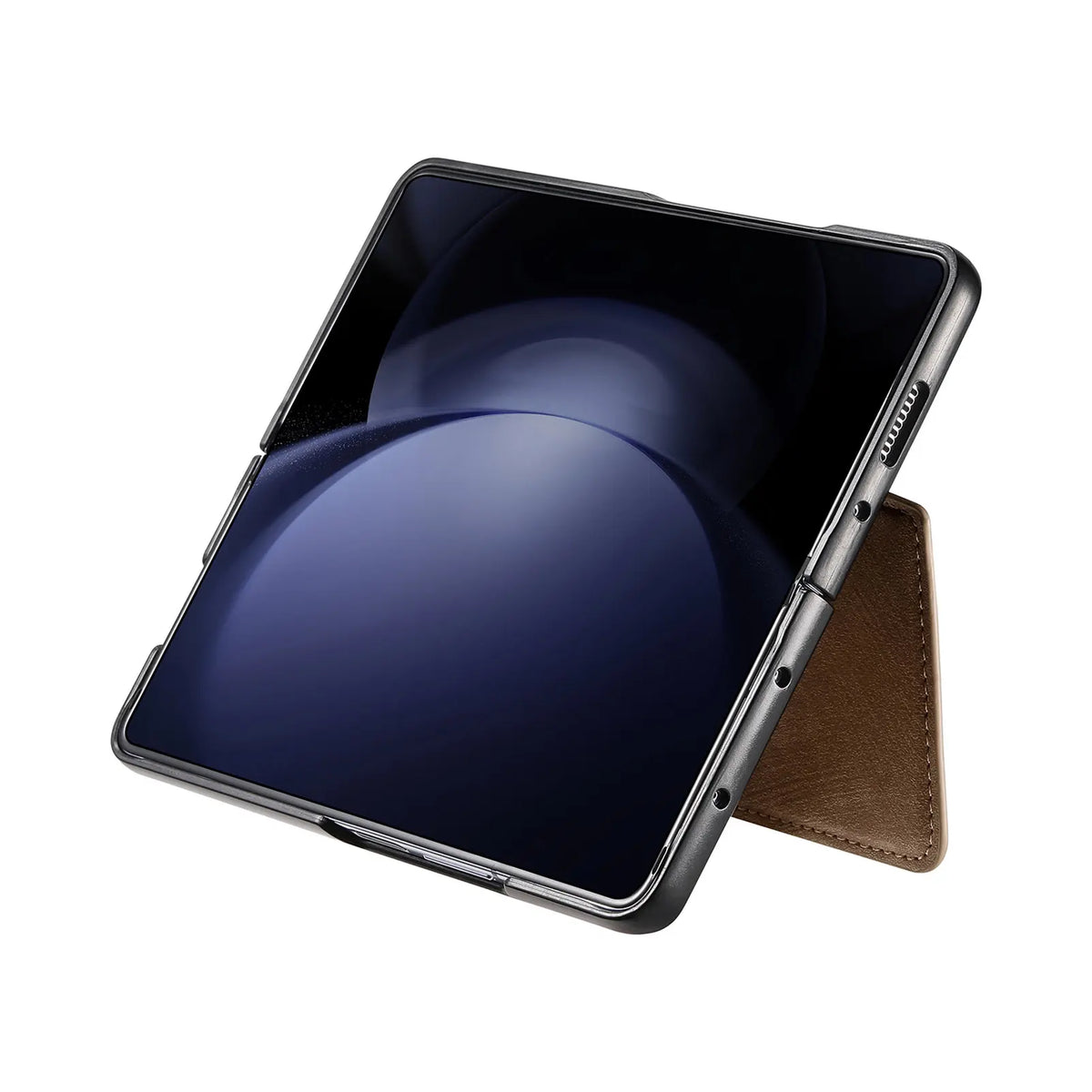 2 in 1 Detachable Cards Solt Wallet Flip Book Case For Samsung Galaxy Z Fold 6 5 5G Fold6 Fold5 Removable Bag Magnetic Cover