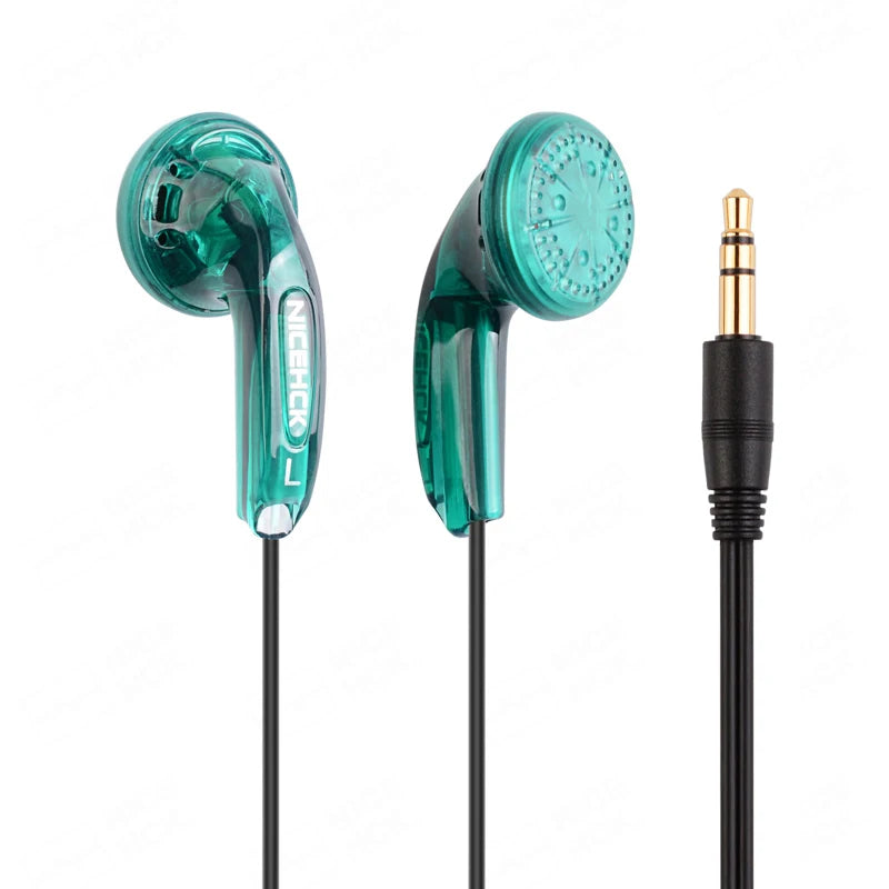 NICEHCK Traceless Colorful HIFI In-ear Earphone 15.4mm Dynamic Unit Sport Music Headset Microphone Earbud IEM Vido MX500 MX980