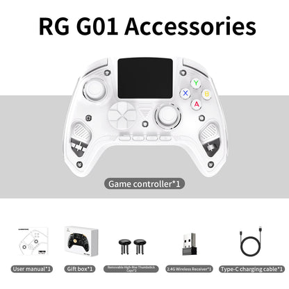 Anbernic RG G01 / RG P01 Retro Games Controller Hall Effect Triggers XBOX Gamepad for PC Android IOS Steam Linux Supports Bluetooth 5.3/Wired/2.4G Wireless