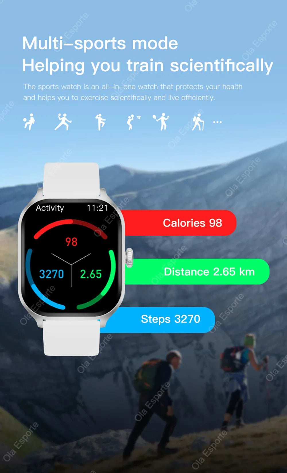 2026 New Smart Watch For Android IOS 2.01Inch Color Screen Bluetooth Call Blood Oxygen/Pressure Monitoring SmartWatch Women HT30