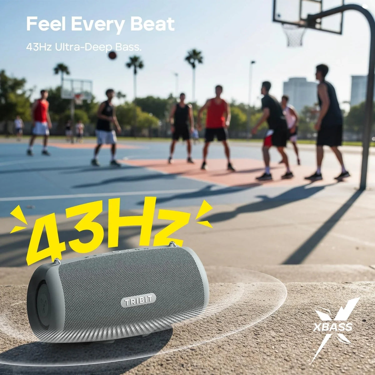 Tribit StormBox Lava 80W Bluetooth Speaker Portable Wireless Speaker IP67 24H Playtime Deep Bass XBass TWS Pairing Outdoor Party