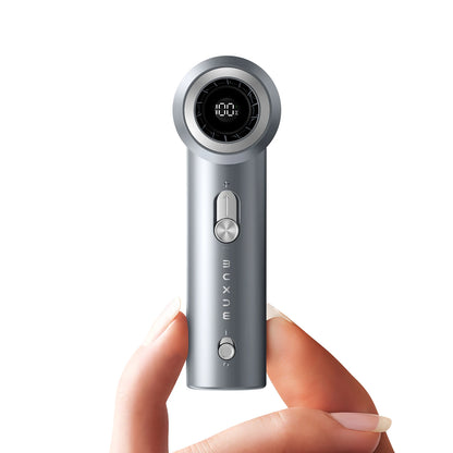 MUXNW Mini Portable Handheld Fan, 16800RPM 100-Speed Display, Safety Lock, 1800mAh Rechargeable