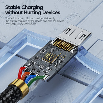 Toocki Micro USB Cable 2.4A Fast Charging Micro Data Cord For Samsung S6 S7 Redmi Note 4 For Headhpone Earphone iPad Micro USB