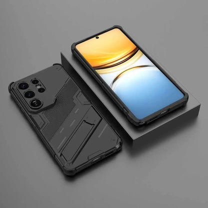 Armor Shockproof Phone Case For Samsung Galaxy S26 S25 S24 S23 S22 Ultra Plus Edge  S26 Pro With Holder Lens Protect Cover