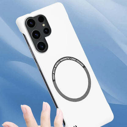 Hard PC Frameless Magnetic Phone Case For Samsung Galaxy S23 S22 S21 S20 FE Plus NOTE 20 S24 Ultra Magsafe Matte Thin Cover