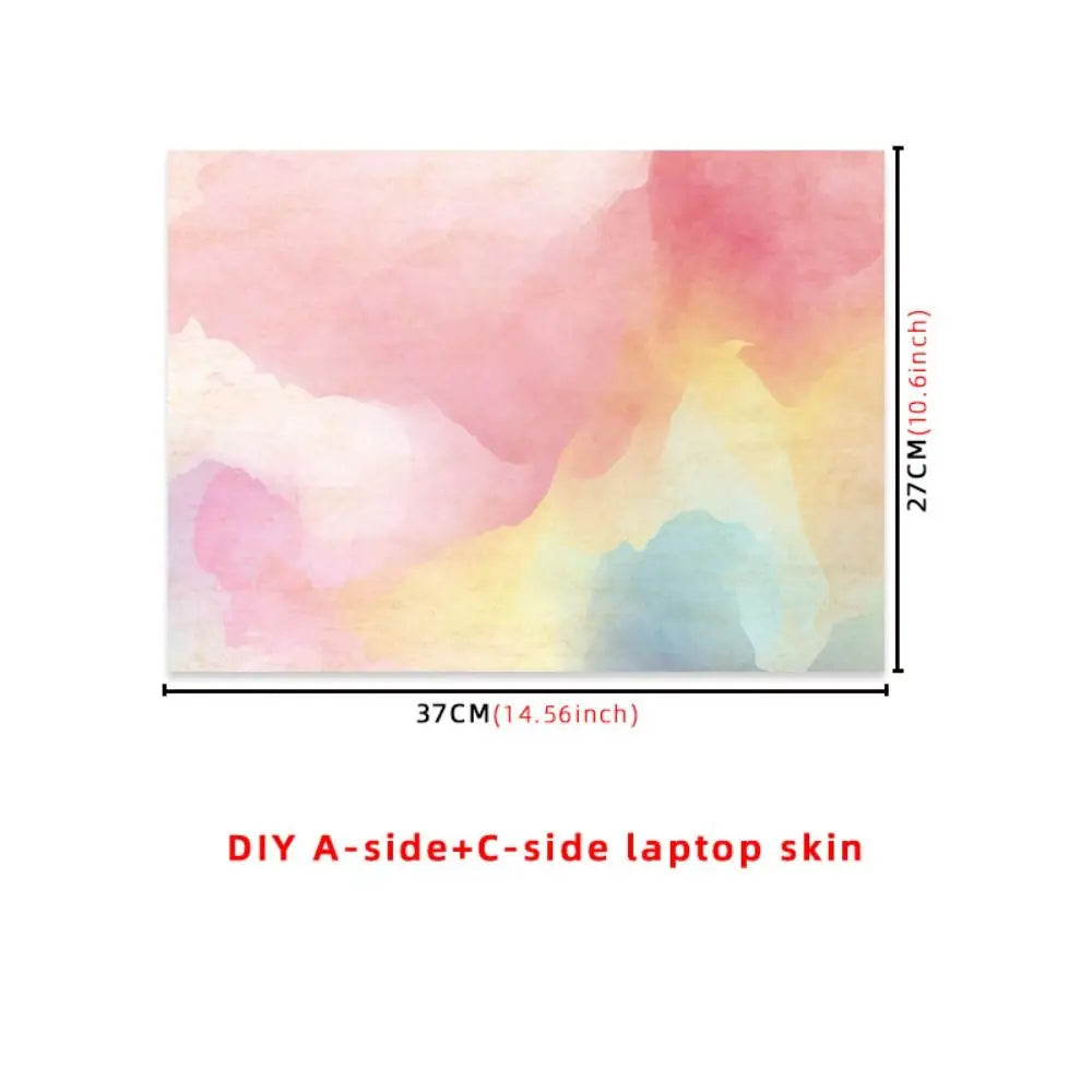 DIY Laptop Stickers Skins Vent Holes Waterproof Notebook Computer Decor 15inch PVC for Macbook /HP / Dell / Lenovo / Acer / ASUS