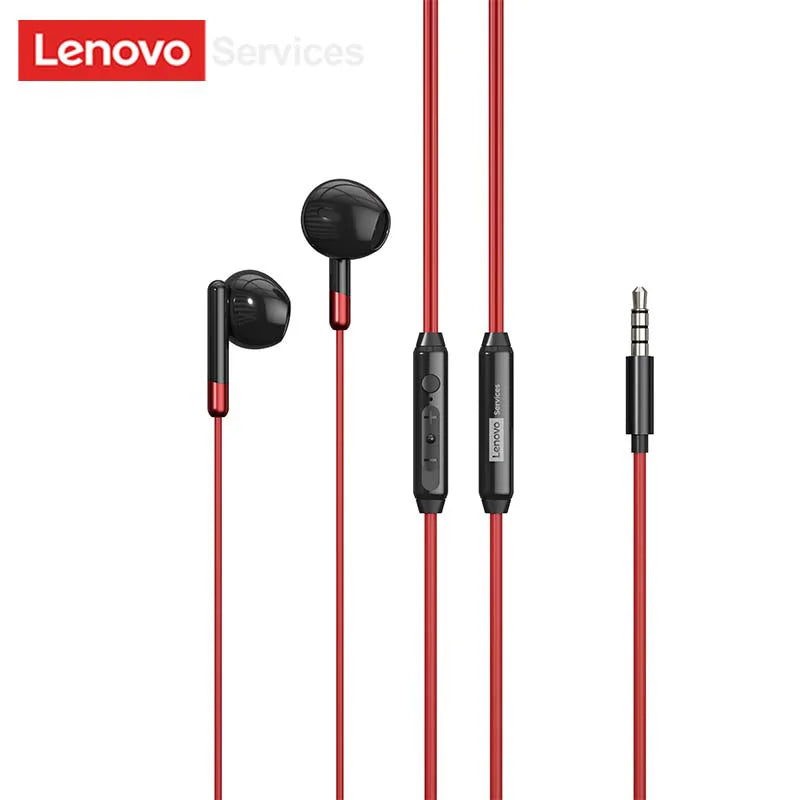 Lenovo Y106 3.5mm TypeC Wired Earphone With Microphone In Ear Wire-controlled Headset HiFi Sound Gaming Earbuds Low Latency New